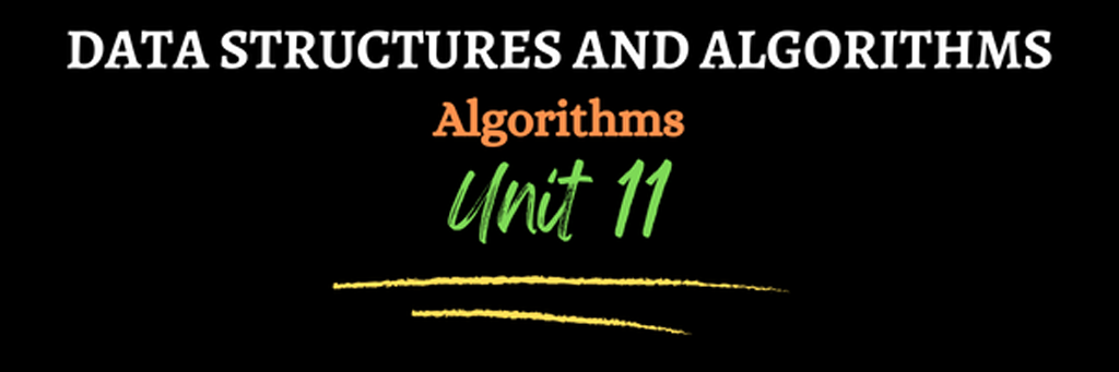 data structure and algorithm unit11