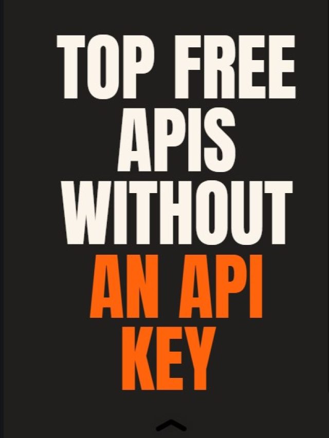 Free APIs without API key