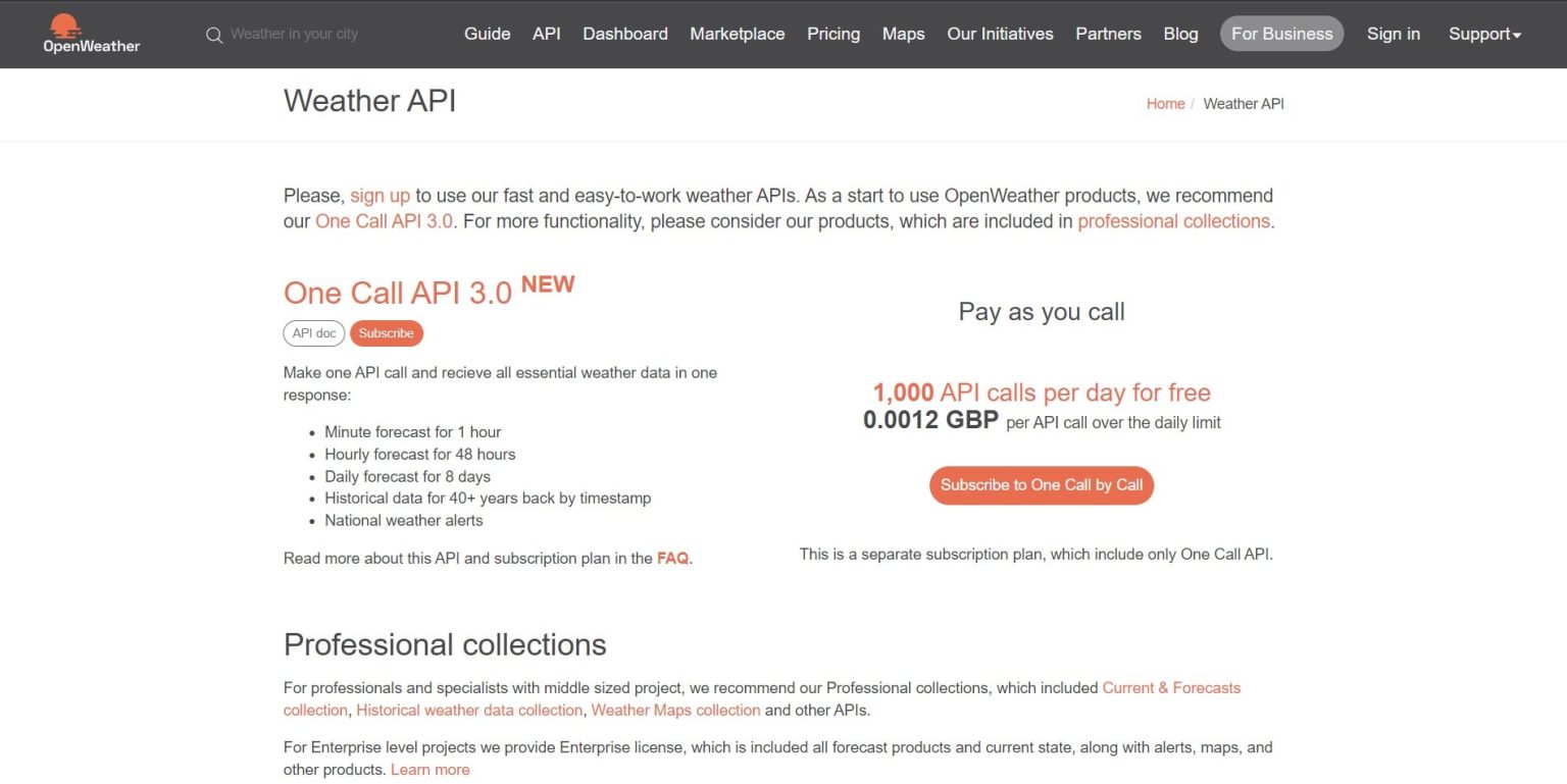 Best Free and Paid Weather APIs - Sajan K.C.